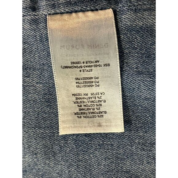 ARITZIA Denim Forum Women's 7 Yrs Bleu Taboo The '90s Denim Bustier Large NWT - Picture 4 of 9